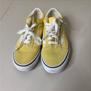 NWOT Vans Light Yellow Old Skool Sneakers